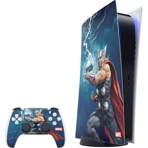 Marvel Thor Thor and Mjolnir PlayStation PS5 Skins